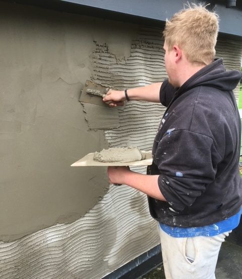High-quality silicone render finish in Anglesey